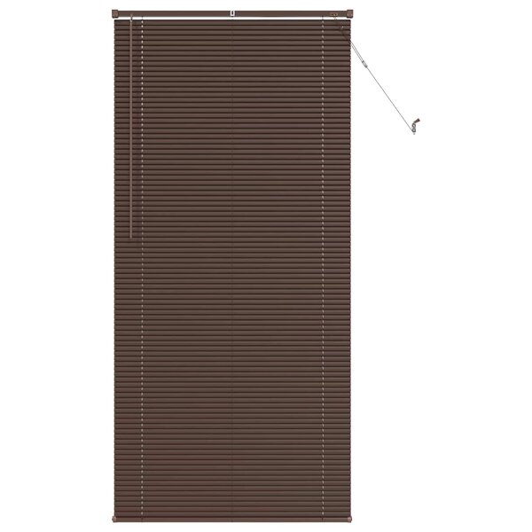 vidaXL Store Vénitien Réglable Marron foncé avec motif 213 x 90 cm PVC