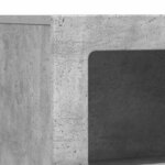 vidaXL Buffet Gris béton 80 5 x 35 x 59 cm Bois d'ingénierie
