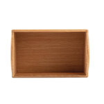 Porte-condiments en chêne avec inscription - 230 mm - olympia -  - bois 145x145x135mm