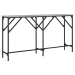 vidaXL Table console sonoma gris 140x29x75 cm bois d'ingénierie