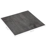 vidaXL Dalles de plancher autoadhésives 5 11 m² PVC marron