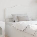 vidaXL Tête de lit Blanc 75 cm Bois d'ingénierie