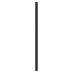 vidaXL Tête de lit métal noir 120 cm