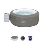 BESTWAY Spa gonflable Lay-Z-Spa - BARBADOS - 2/4 places 180 x 66 cm, 120 Airjet™,app wifi, diffuseur Chemconnect™