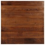 vidaXL Dessus de table 70x70x3 8 cm carré bois massif de récupération