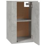 vidaXL Meubles TV muraux 2 Pièces Gris béton 40x34 5x60 cm