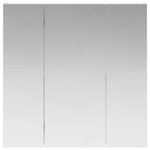 vidaXL Armoire Miroir de Salle de Bain Blanc 70 x 14 5 x 70 cm