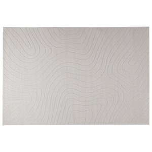 vidaXL Tapis de surface HUARTE Crème 280 x 200 cm Polyester