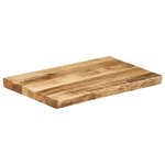 vidaXL Dessus de table bord vivant 50x40x2 5 cm bois de manguier brut
