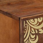 vidaXL Buffet Marron 60 x 33 x 75 cm Bois de mangue massif