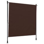 vidaXL Store Roulant Extérieur Marron 120 x 270 cm
