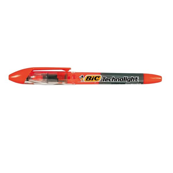 Surligneur TECHNOLIGHT Pte Biseau Fine Orange BIC