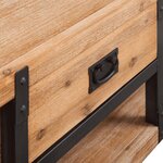 vidaXL Mobilier de salon 3 pièces Bois d'acacia massif
