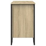 vidaXL Armoire lavabo de salle de bain chêne sonoma 60x35x60 cm