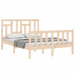 vidaXL Cadre de lit sans matelas 120x200 cm bois de pin massif