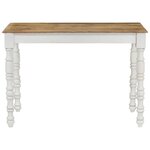 vidaXL Table à dîner 110x60x76 cm Bois de manguier massif