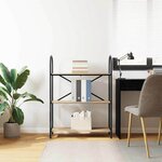 vidaXL Étagère Chêne sonoma 80 x 30 x 109 cm Bois d'ingénierie