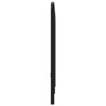 vidaXL Tête de lit chêne marron 200 cm acier et bois d'ingénierie