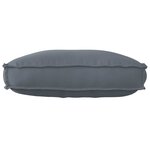vidaXL Coussin pour dossier de palette Anthracite 70 x 40 x 12 cm
