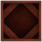 vidaXL Jardinière 2 Pièces Rouillé 30 x 30 x 30 cm