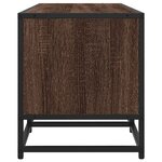vidaXL Meuble TV chêne marron 210x35x41 cm bois d'ingénierie