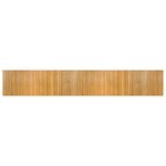 vidaXL Tapis rectangulaire naturel 80x500 cm bambou