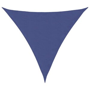 vidaXL Voile de parasol tissu oxford triangulaire 5x5x5 m bleu