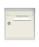 Pack de 4 boîtes aux lettres murales - 2x "Globe-trotter" - 2x "Blanc ivoire"