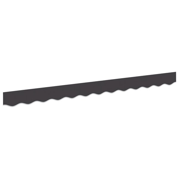 vidaXL Valance de Store pour Cadre de 2 5 m Anthracite 2 3x0 2 m