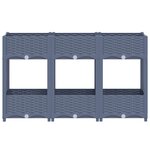 vidaXL Lit surélevé 120x40x71 cm Polypropylène