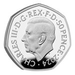 Pièce de monnaie 50 Pence Royaume-Uni Petit Gruffalo 2024 - Argent BE
