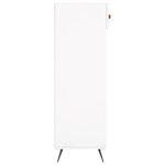 vidaXL Armoire à chaussures blanc 60x35x105 cm bois d'ingénierie
