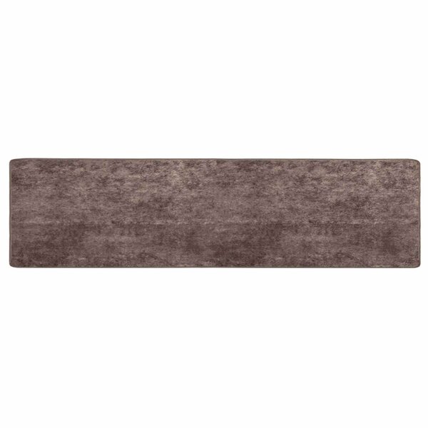 vidaXL Coureur de Tapis MARSA Gris 80 x 400 cm Polyester et PVC