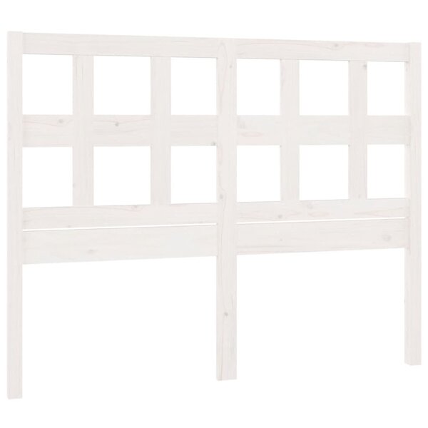 vidaXL Tête de lit Blanc 205 5x4x100 cm Bois massif de pin