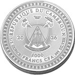 Monnaie GUARDIAN ANGEL 1/2 Oz Argent 1000 Francs Cameroon 2026 (PRÉCOMMANDE)