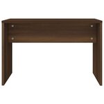 vidaXL Ensemble de coiffeuse Chêne marron 86 5x35x136 cm