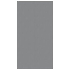 vidaXL Bâche de piscine gris clair 420x220 cm géotextile polyester
