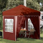 vidaXL Tente de fête pop-up 195 x 195 x 245 cm Terre cuite