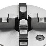Vidaxl mandrin de tour auto-centrant à 4 mâchoires 160 mm acier
