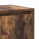 vidaXL Buffet Chêne fumé 120 x 41 x 75 cm Bois d'ingénierie