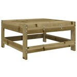 vidaXL Salon de jardin 10 Pièces bois de pin imprégné