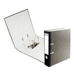 Classeur à levier PREM'TOUCH marbré gris D80 noir EXACOMPTA