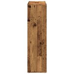 vidaXL Étagère séparatrice de pièce vieux bois 102x29x103 5 cm