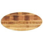 vidaXL Dessus de table 80x40x3 8 cm ovale bois massif de manguier