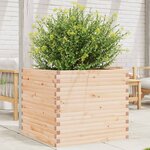 vidaXL Jardinière 80x80x68 5 cm bois de pin massif