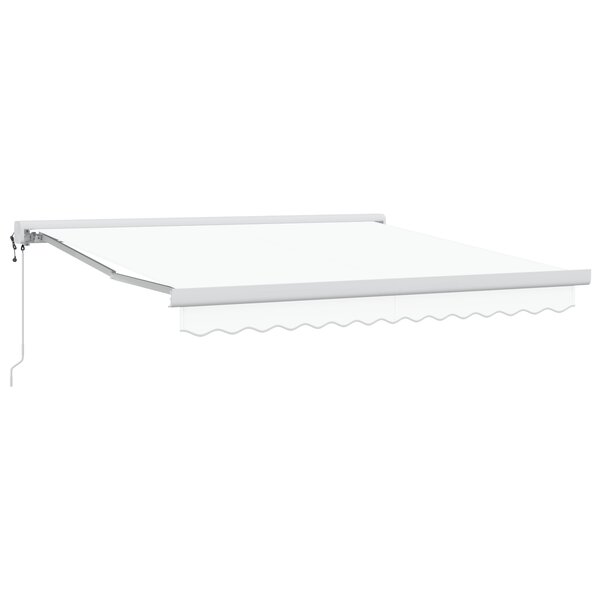Auvent rétractable automatique vidaXL blanc 300x250 cm
