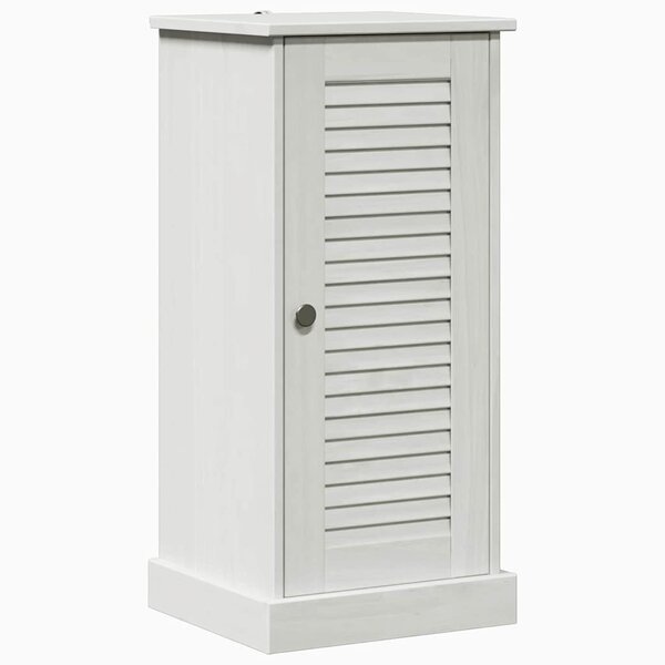 vidaXL Armoire de salle de bain avec porte VIGO Blanc et Blanc Antique