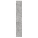 vidaXL Armoire de rangement mince gris béton 40x42 5x225 cm