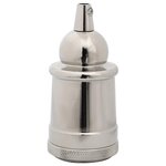 vidaXL Douilles de lampe 2 Pièces nickel satiné E27