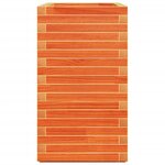 vidaXL Jardinière cire marron 90x40x72 cm bois de pin massif